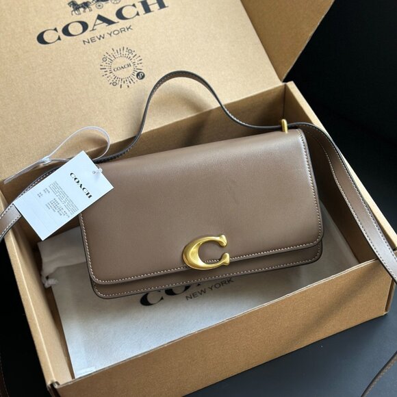 💖💖NWT Coach Bandit Shoulder Bag Dark Stone